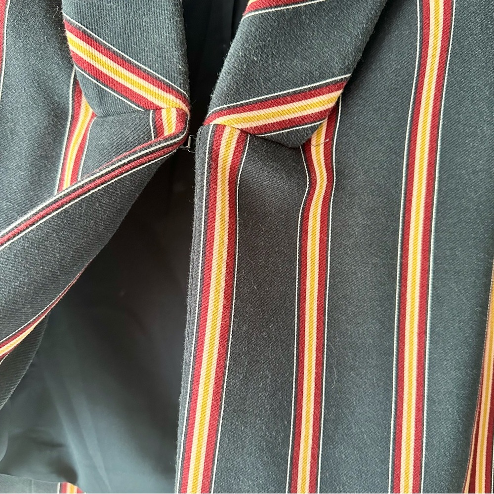 Chicos Striped Twill Ponte Blazer - Picture 5 of 11
